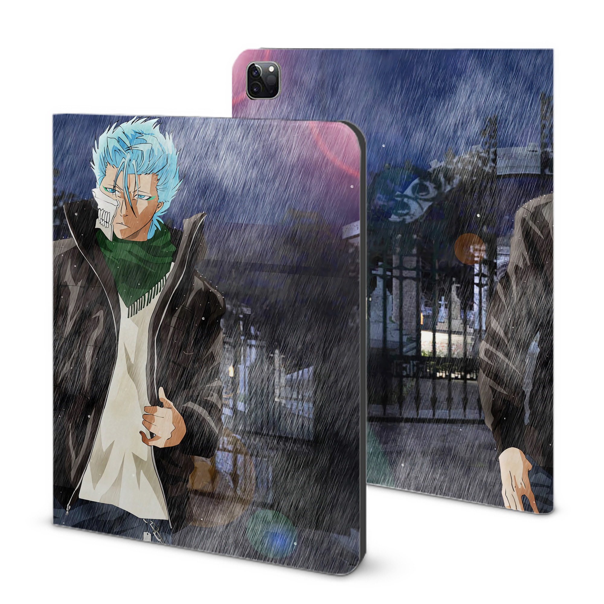 （画像用） ブリーチ BLEACH IPad ケース ブック型 PUレザー TPU 耐衝撃 軽量 薄型 ペン収納なし 全面保護 IPad 各モデル対応